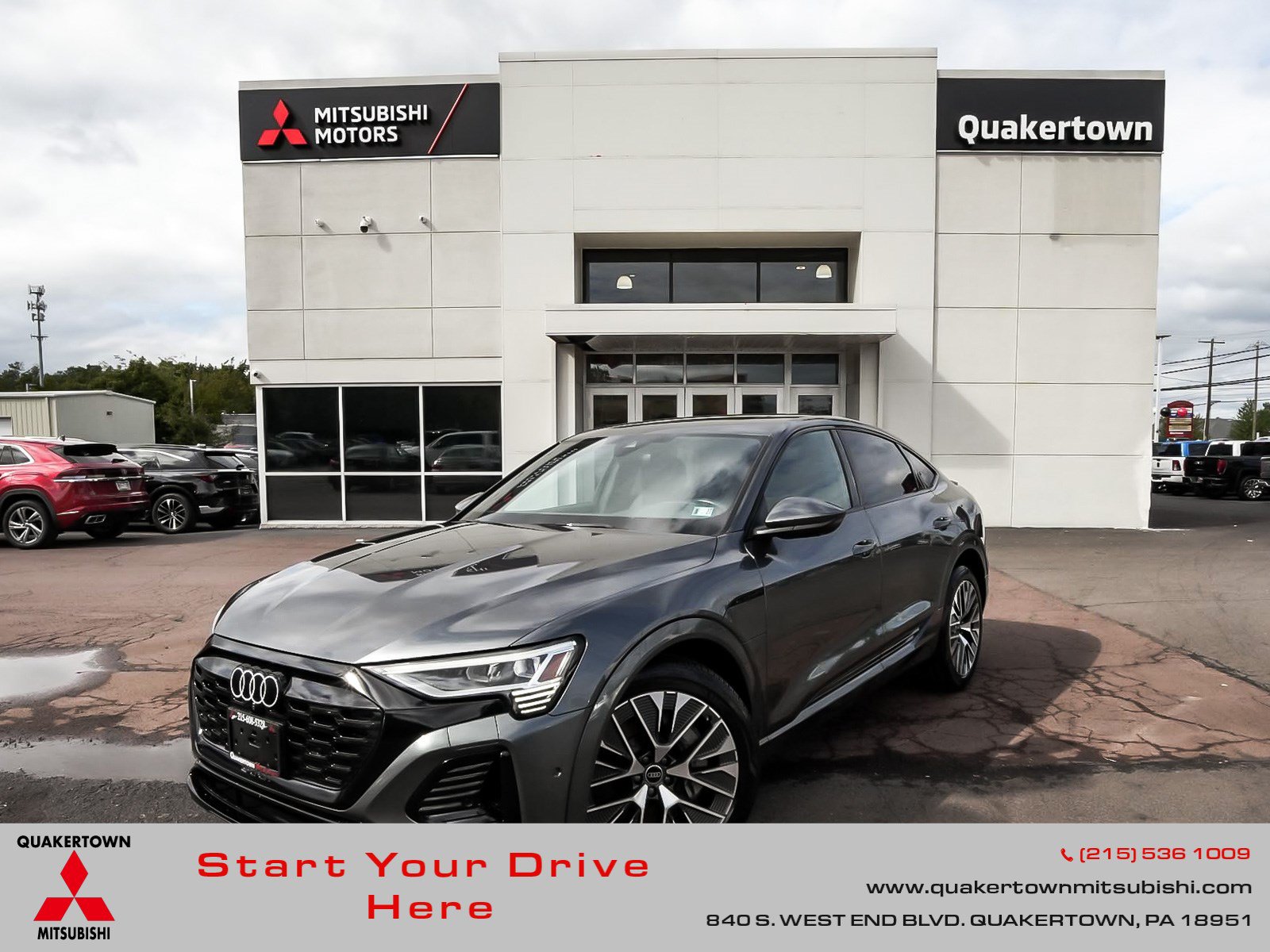 Used 2024 Audi Q8 Sportback e-tron Premium Plus with VIN WA1CAAGE1RB010680 for sale in Quakertown, PA