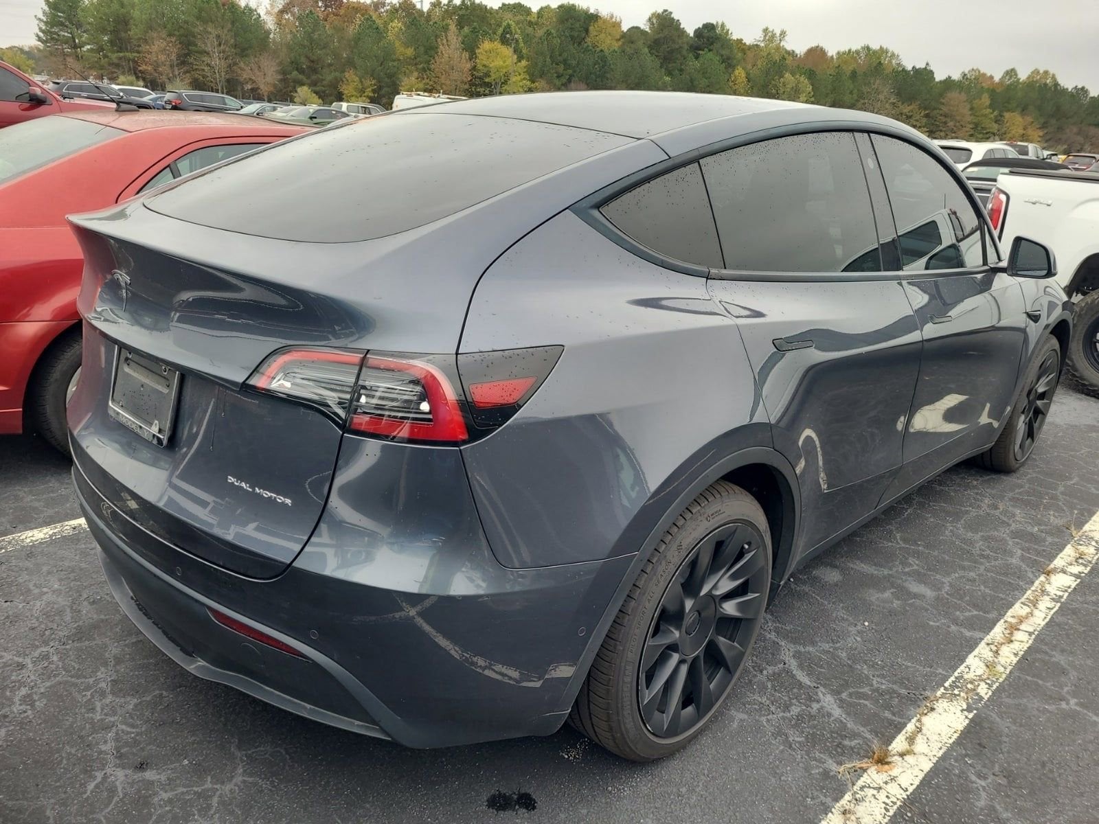 Used 2022 Tesla Model Y Long Range with VIN 7SAYGDEE1NF453923 for sale in Kansas City