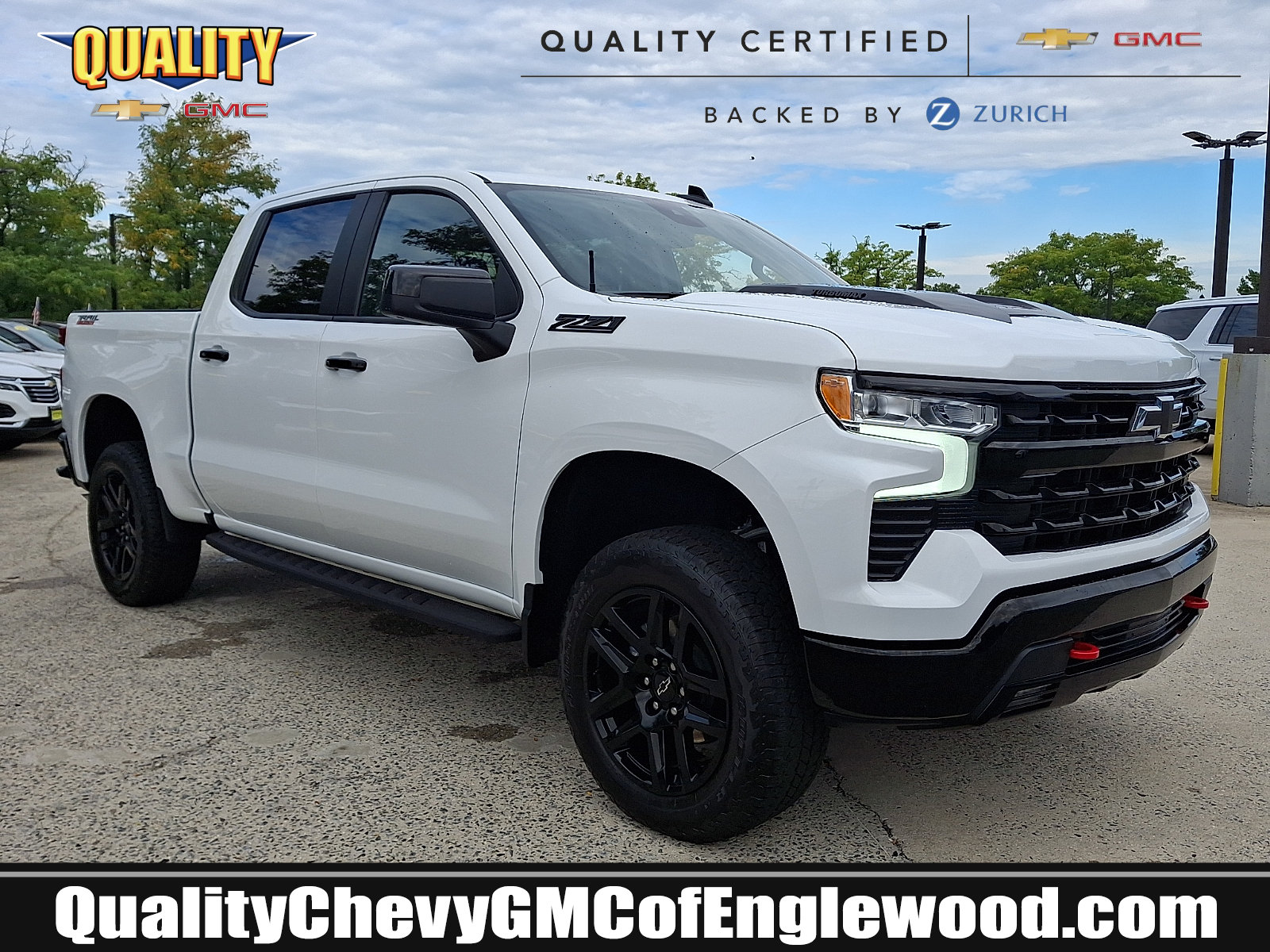 Summit White 2026 Chevrolet Silverado 1500 Pickup Truck Four-Wheel Drive 8-Speed Automatic