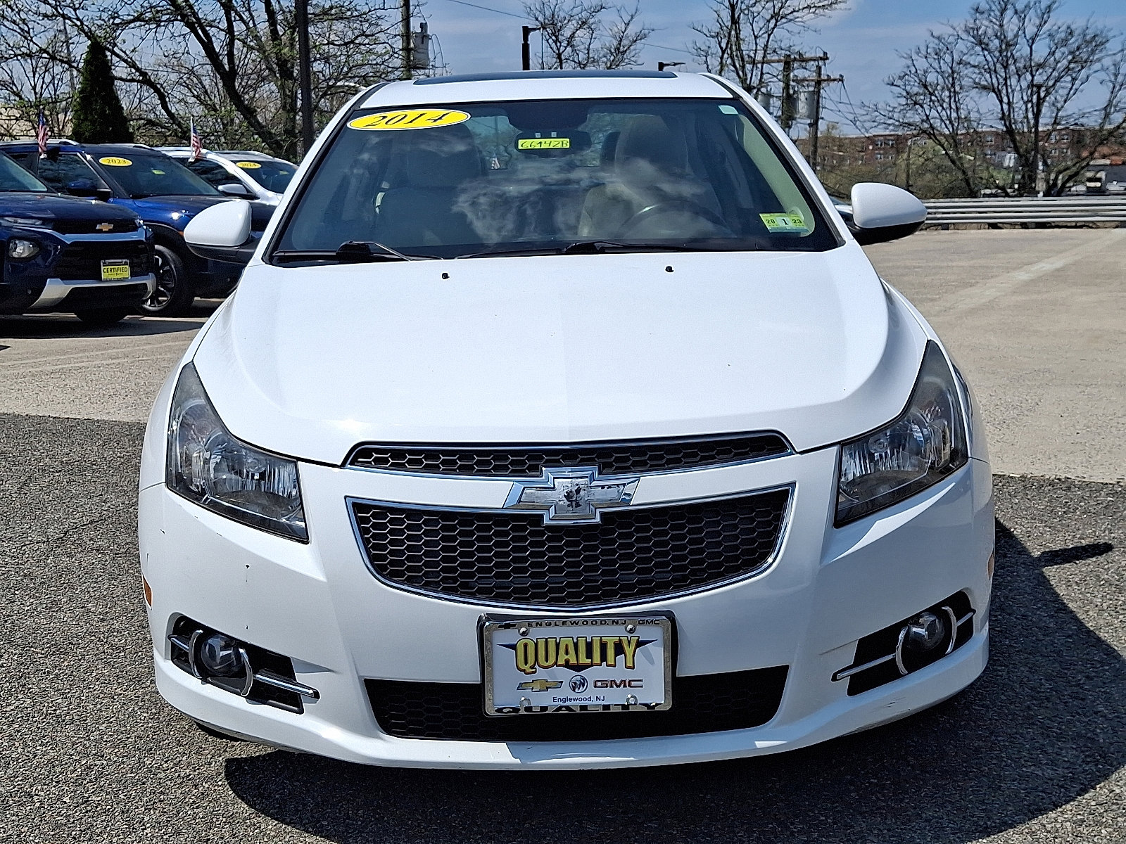 Used 2014 Chevrolet Cruze 2LT with VIN 1G1PE5SB6E7158622 for sale in Englewood, NJ