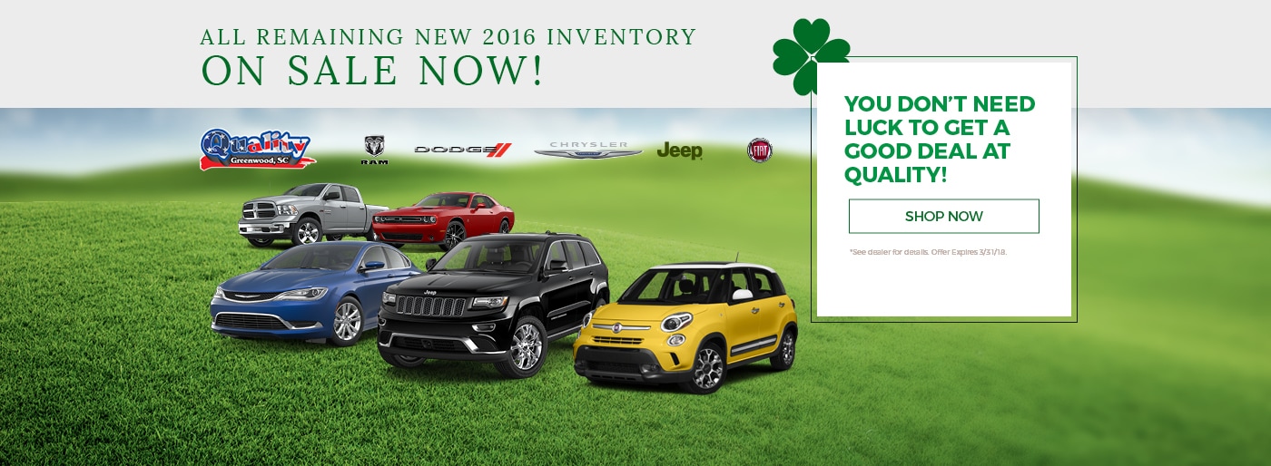 New Chrysler, Dodge, Fiat, Jeep & Ram Dealership & Certified used cars