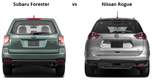 Subaru Forester vs Nissan Rogue