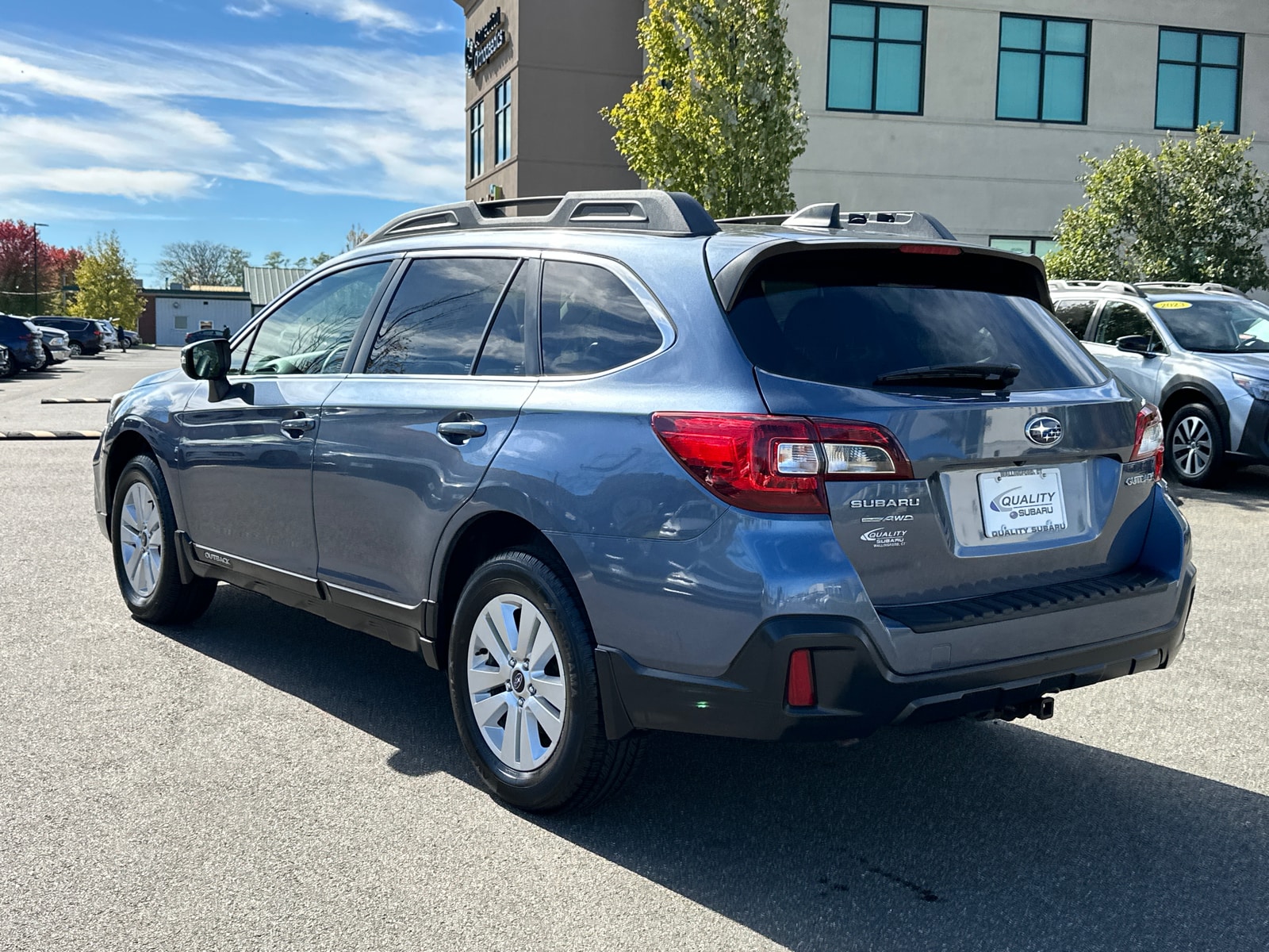 Used 2018 Subaru Outback Premium with VIN 4S4BSAFC8J3215292 for sale in Wallingford, CT
