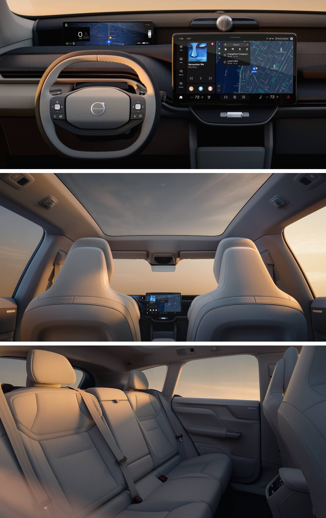 Volvo EX60 Interior & Features