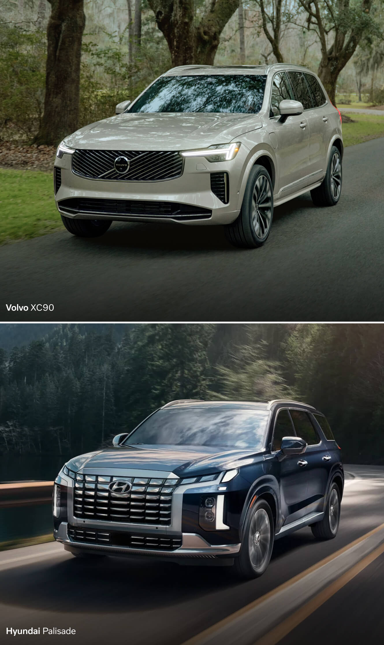 2025 Volvo XC90 vs. Hyundai Palisade: Performance & Specs