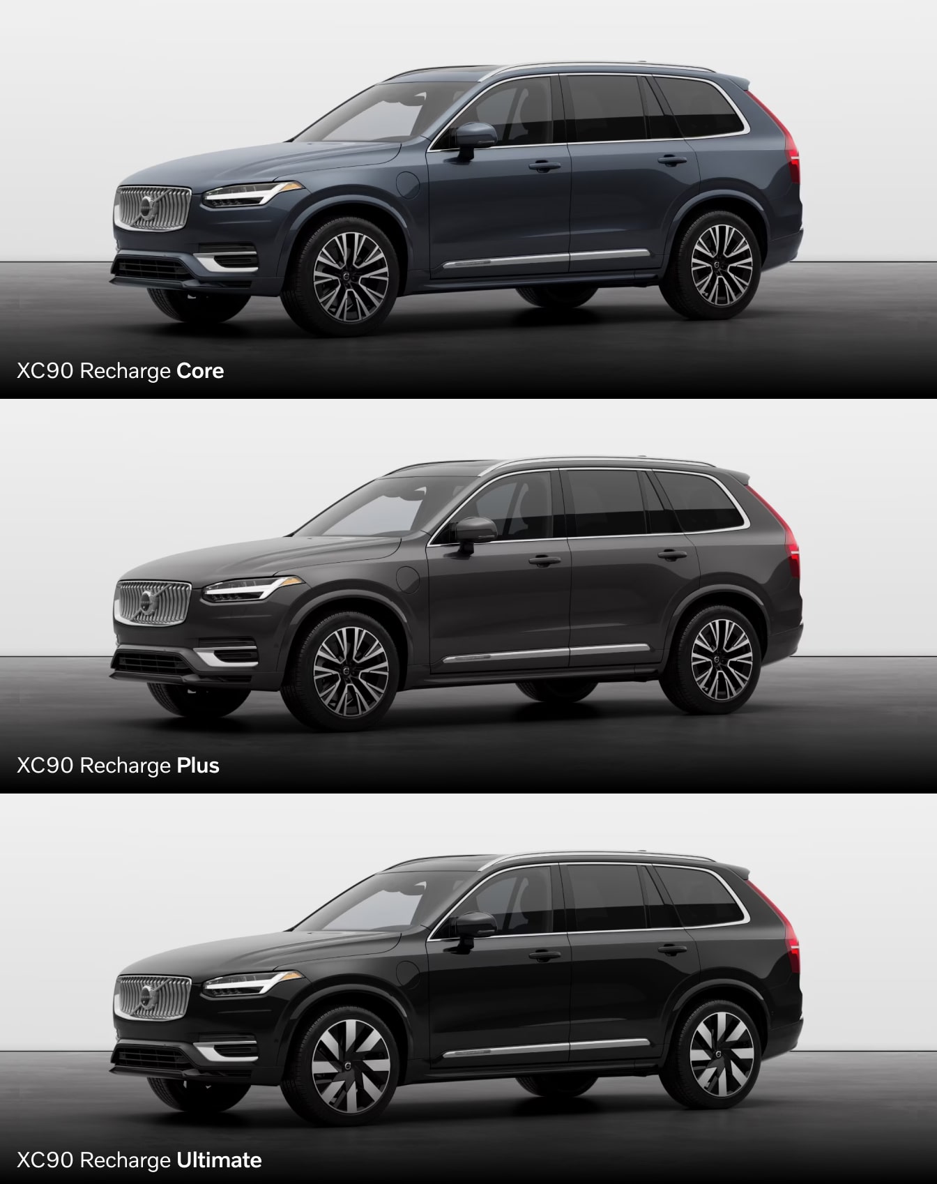 Jeep Grand Cherokee 4xe vs. Volvo XC90 Recharge Trims