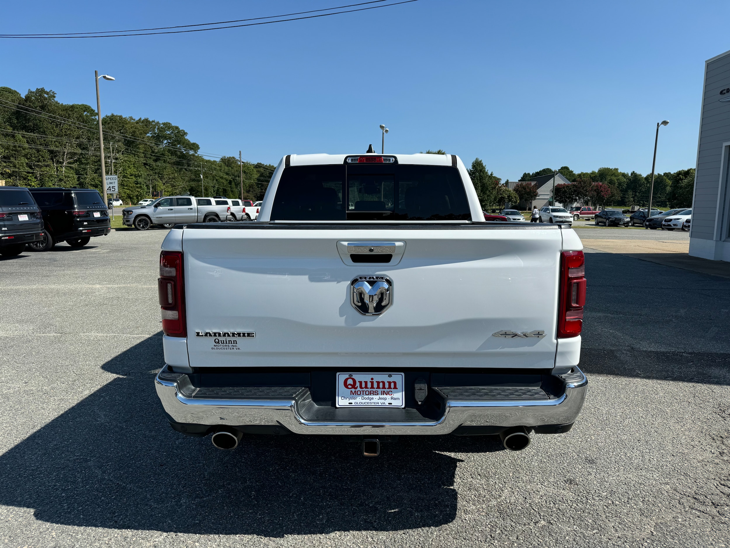 Used 2020 RAM Ram 1500 Pickup Laramie with VIN 1C6SRFJT3LN327954 for sale in Gloucester, VA