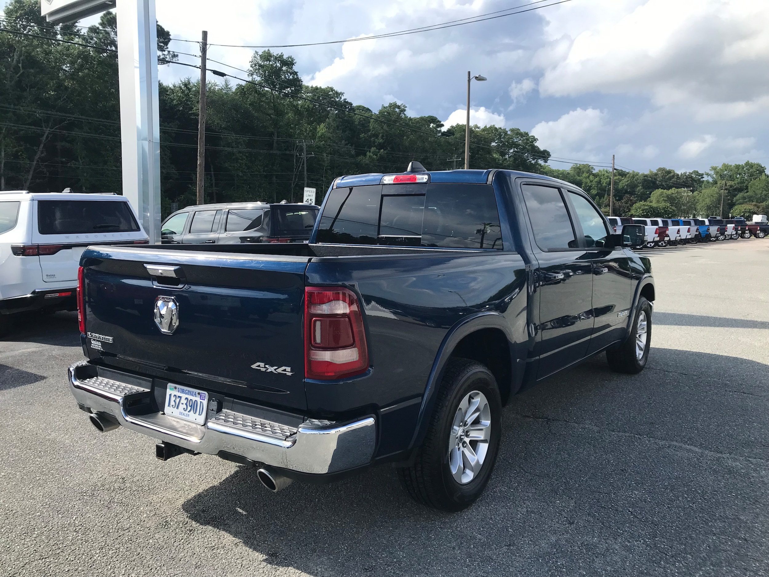 Used 2022 RAM Ram 1500 Pickup Laramie with VIN 1C6SRFJT9NN282330 for sale in Gloucester, VA