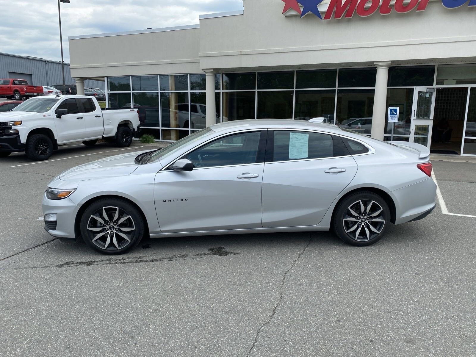 Used 2021 Chevrolet Malibu RS with VIN 1G1ZG5ST5MF088353 for sale in Bangor, ME