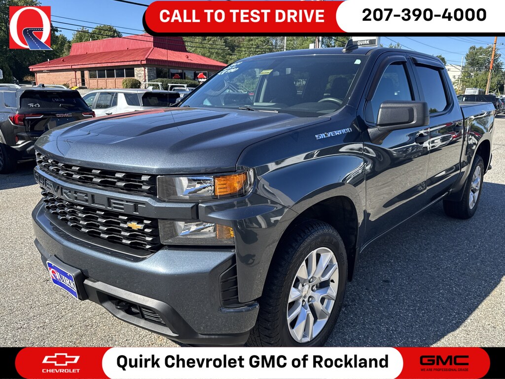 Used 2021 Chevrolet Silverado 1500 Custom 4WD Crew Cab 147 Custom