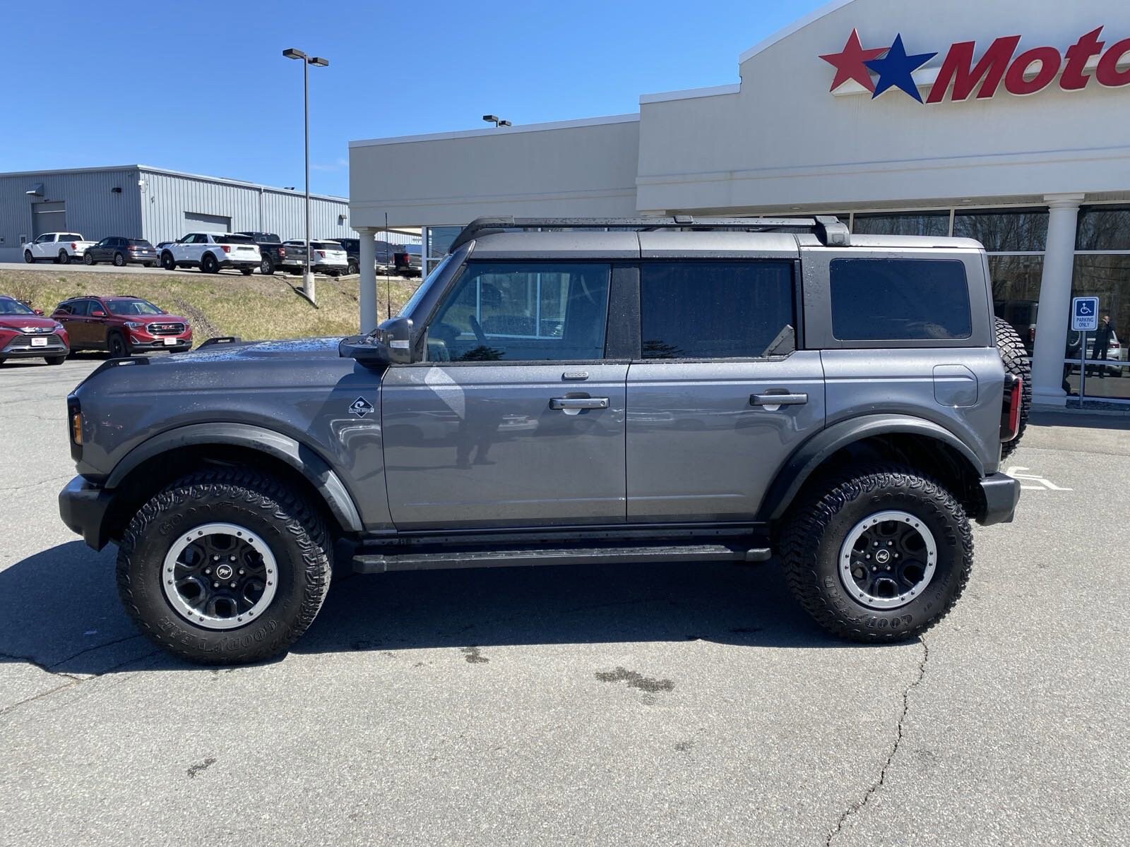 Used 2023 Ford Bronco 4-Door Outer Banks with VIN 1FMEE5DP7PLB06512 for sale in Bangor, ME