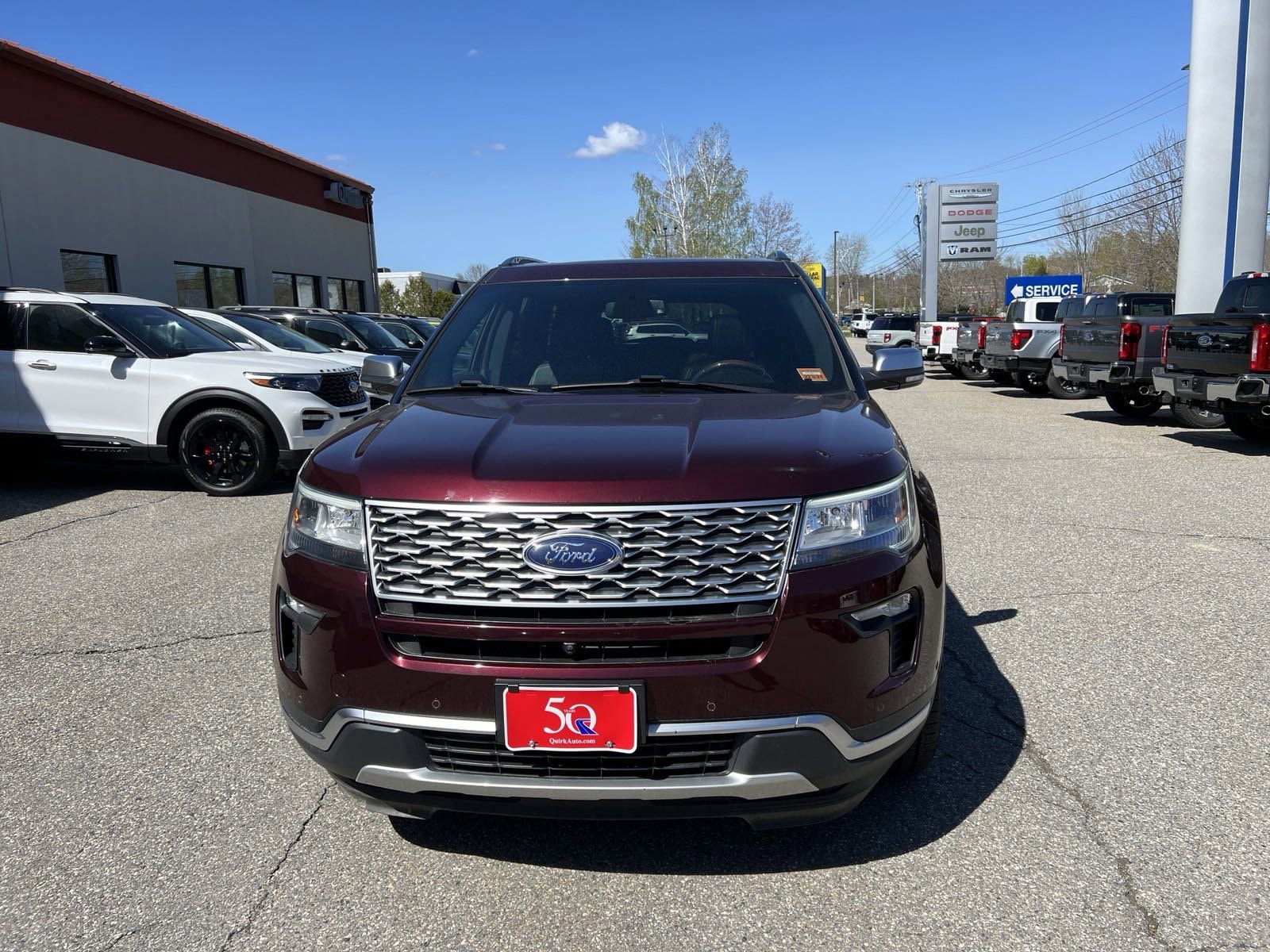 Used 2019 Ford Explorer Platinum with VIN 1FM5K8HT0KGA74778 for sale in Bangor, ME