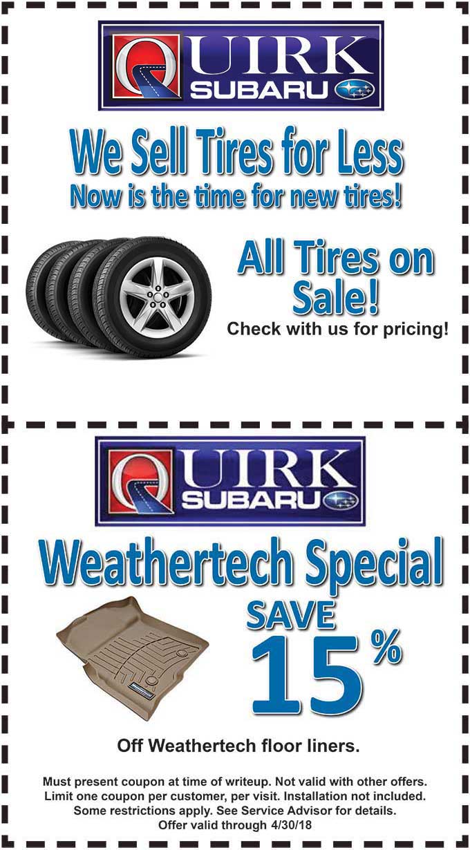 Subaru parts coupons online