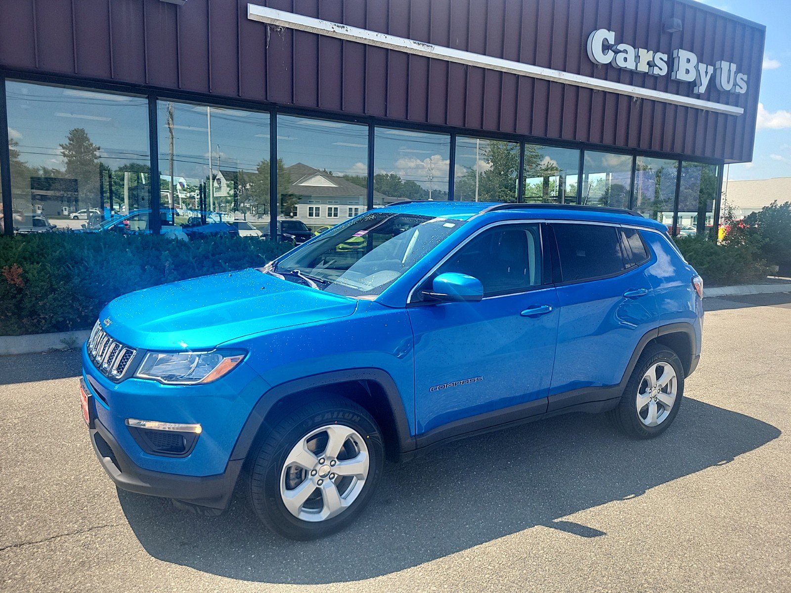 Used 2019 Jeep Compass Latitude with VIN 3C4NJDBB2KT593763 for sale in Bangor, ME