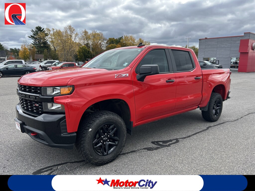 Used 2021 Chevrolet Silverado 1500 Custom Trail Boss 4WD Crew Cab 147 Custom Trail Boss