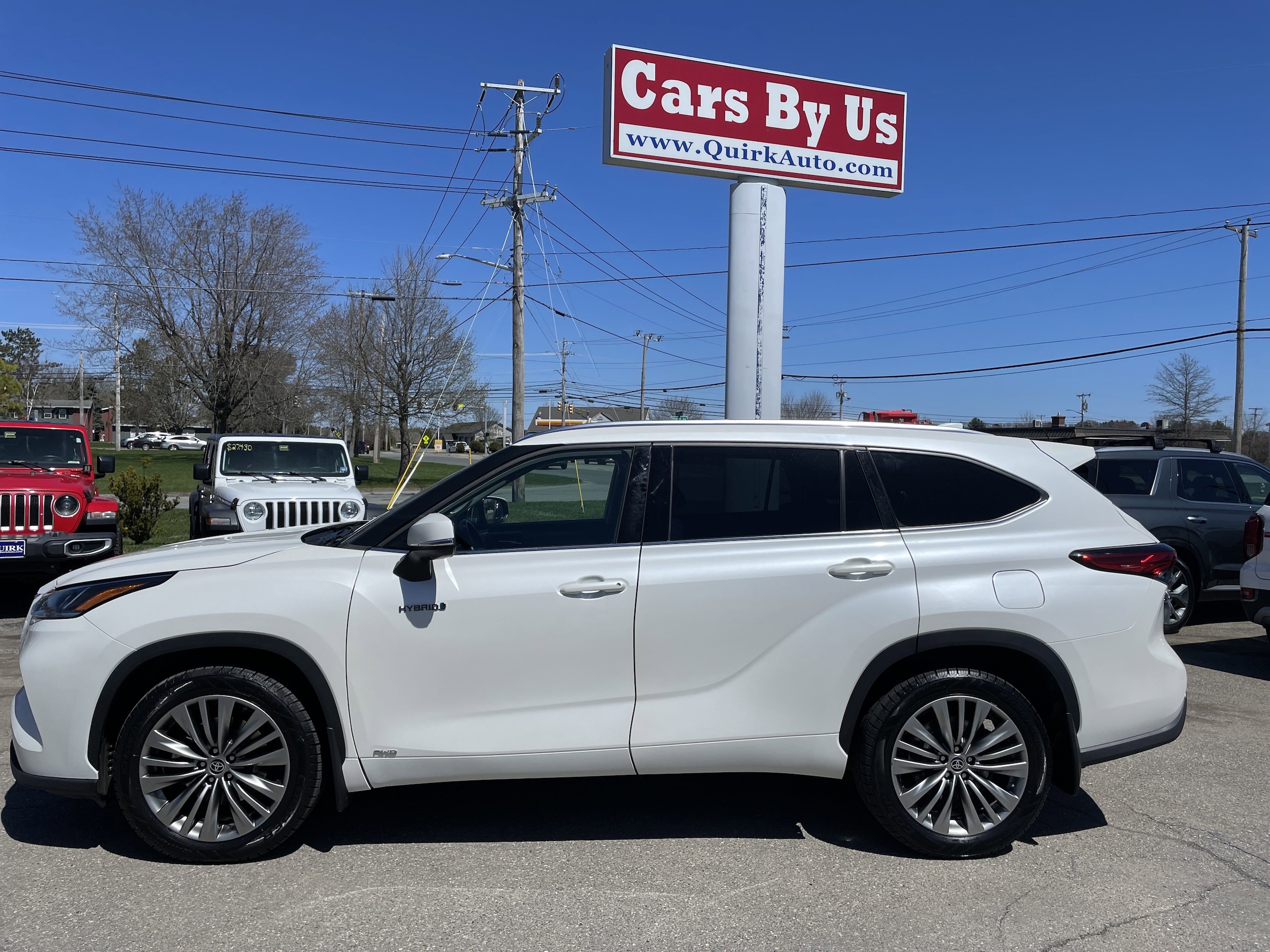 Used 2021 Toyota Highlander Platinum with VIN 5TDEBRCH7MS035059 for sale in Bangor, ME