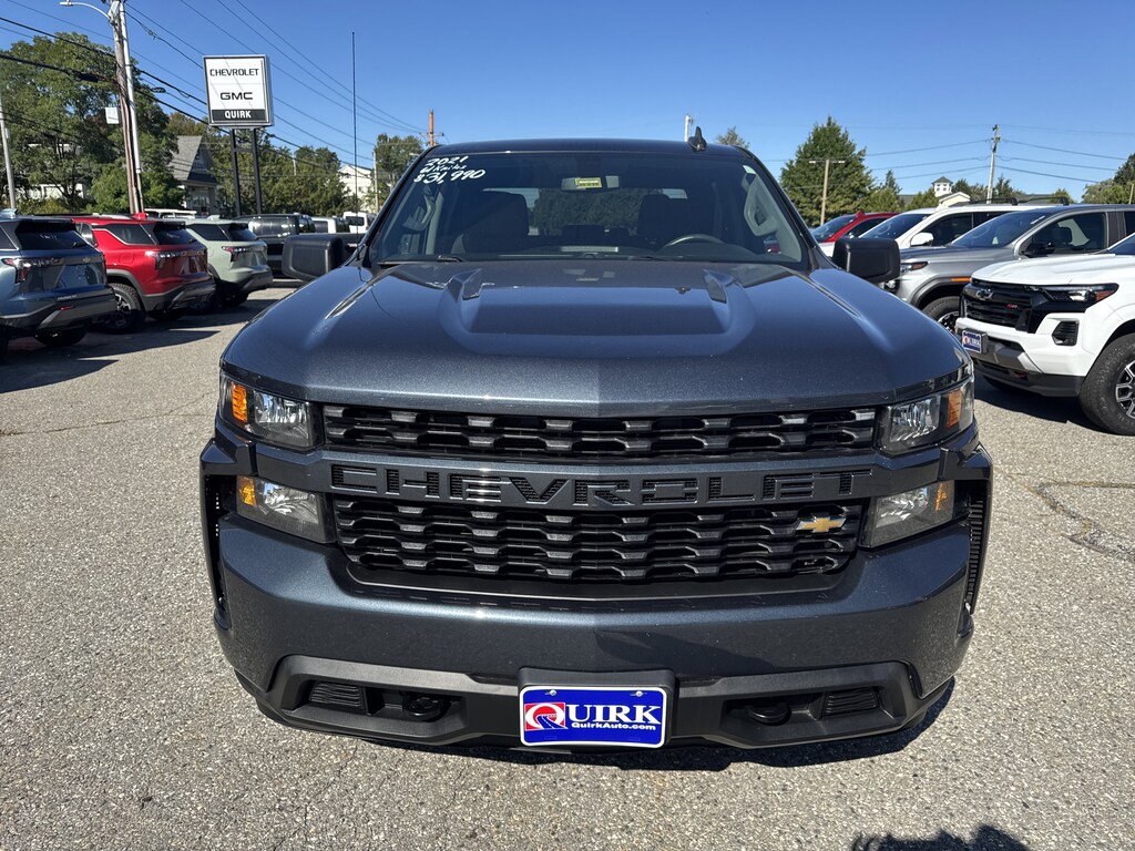 Used 2021 Chevrolet Silverado 1500 Custom 4WD Crew Cab 147 Custom