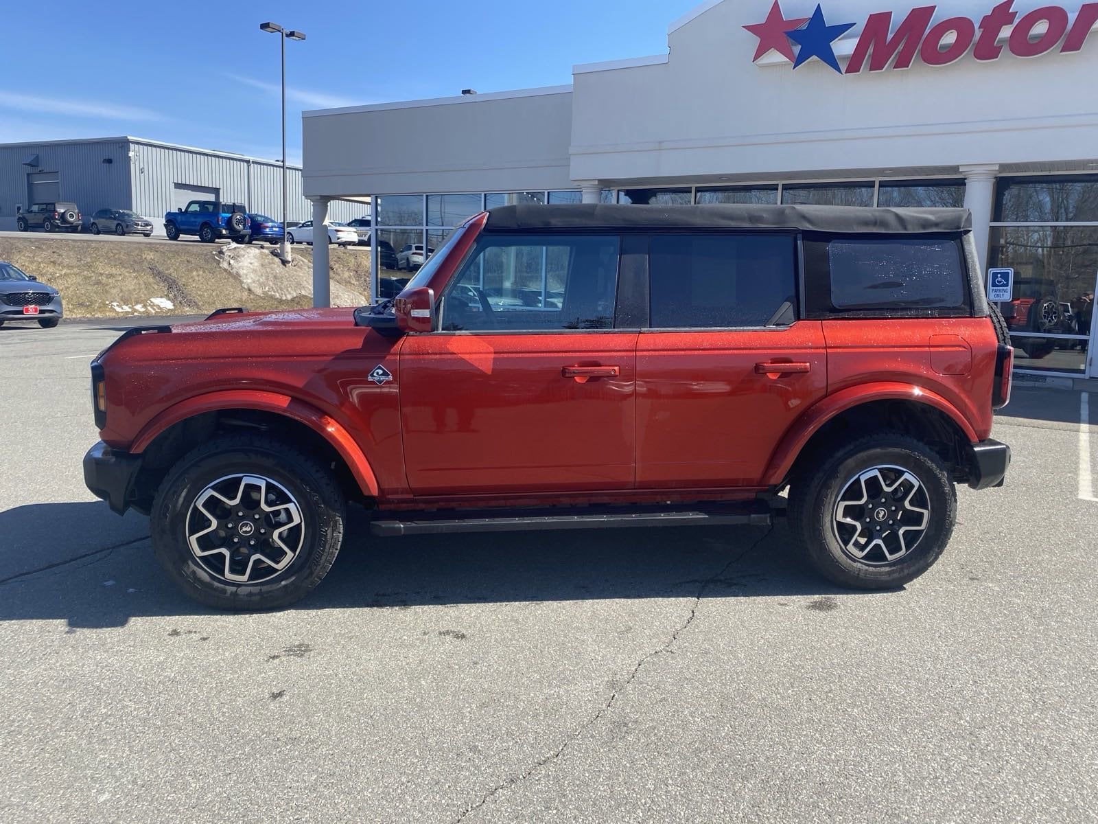 Used 2023 Ford Bronco 4-Door Outer Banks with VIN 1FMEE5BP9PLA97900 for sale in Bangor, ME