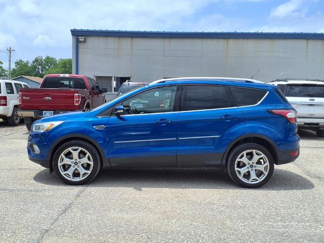 Used 2017 Ford Escape Titanium with VIN 1FMCU9J94HUE06995 for sale in Wellington, KS