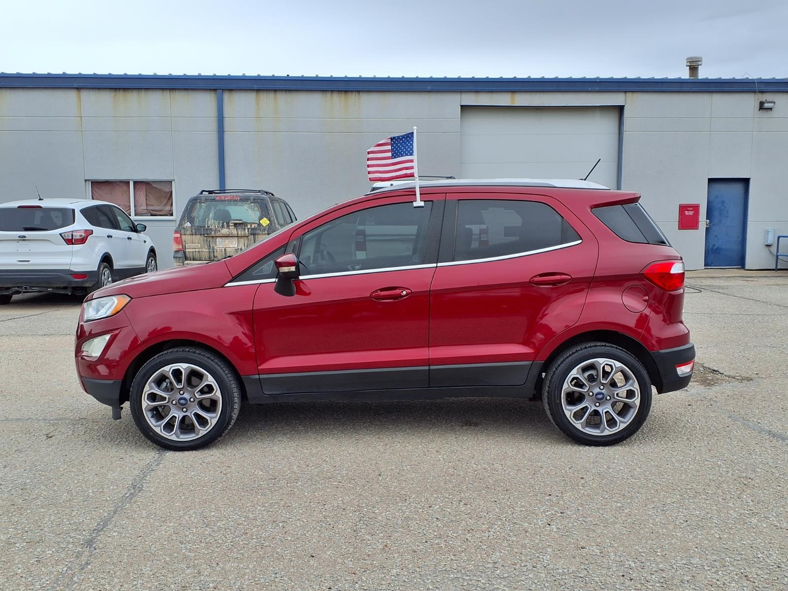 Used 2021 Ford EcoSport Titanium with VIN MAJ3S2KE1MC398714 for sale in Wellington, KS