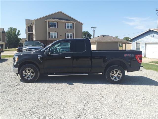 Used 2022 Ford F-150 XLT with VIN 1FTFX1E83NFC23552 for sale in Wellington, KS