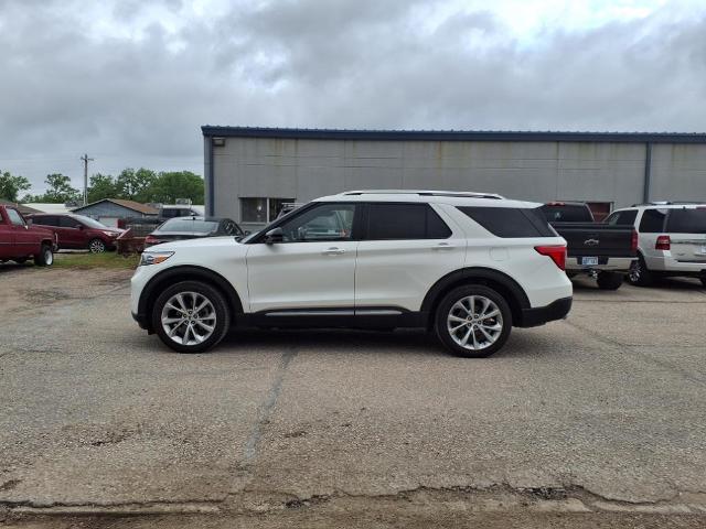 Used 2021 Ford Explorer Platinum with VIN 1FM5K8HC0MGC28408 for sale in Wellington, KS
