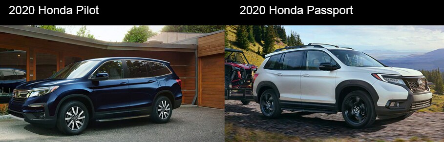 2020 Honda Pilot vs 2020 Honda Passport Racine