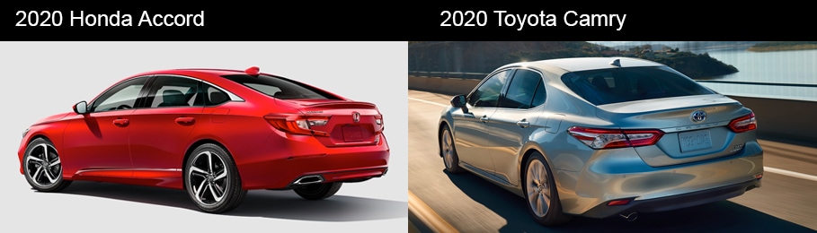 2020 Honda Accord vs 2020 Toyota Camry Performance