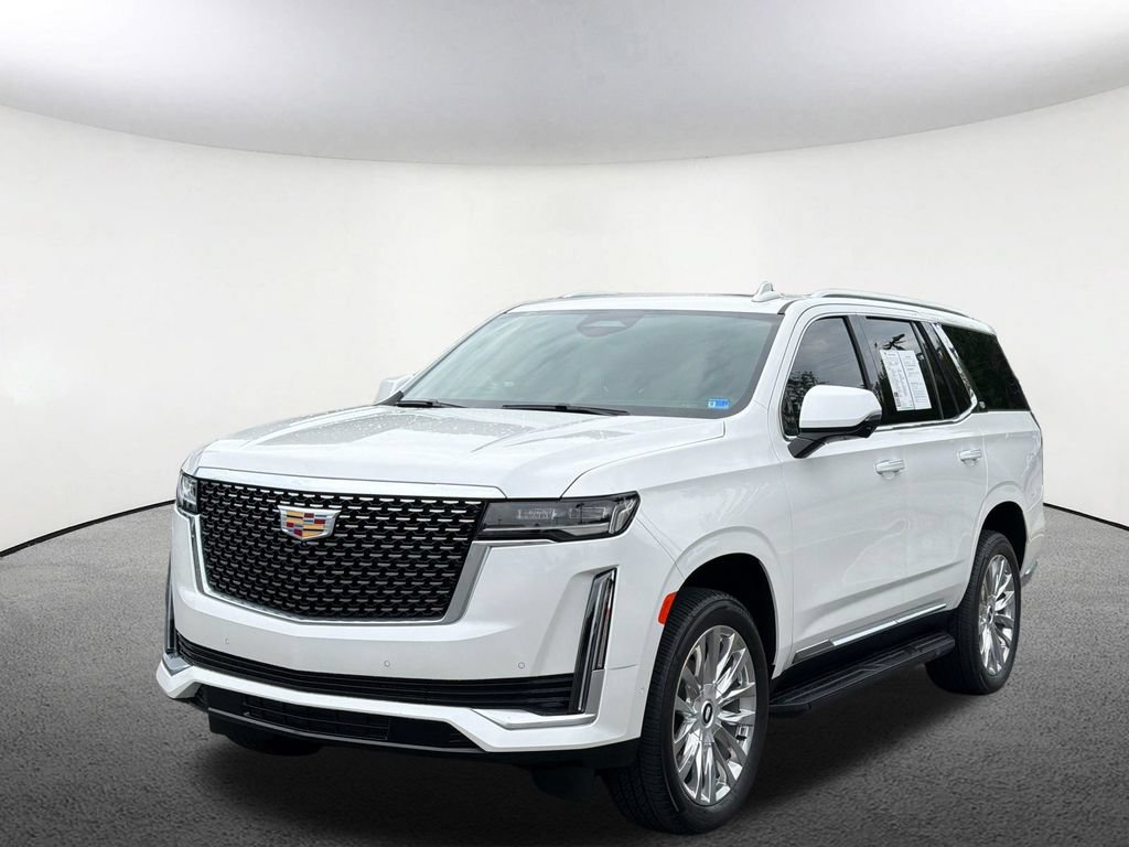 Crystal White Tricoat 2024 Cadillac Escalade SUV / Crossover Four-Wheel Drive Automatic