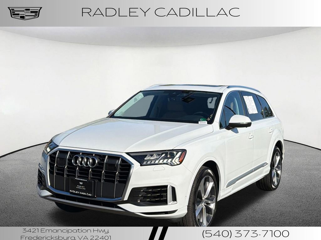 Glacier White M 2023 Audi Q7 quattro Premium Plus 55 TFSI SUV / Crossover All-Wheel Drive Automatic
