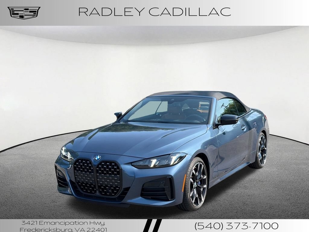 Arctic Race Blue 2025 BMW 4 Series Convertible All-Wheel Drive Automatic