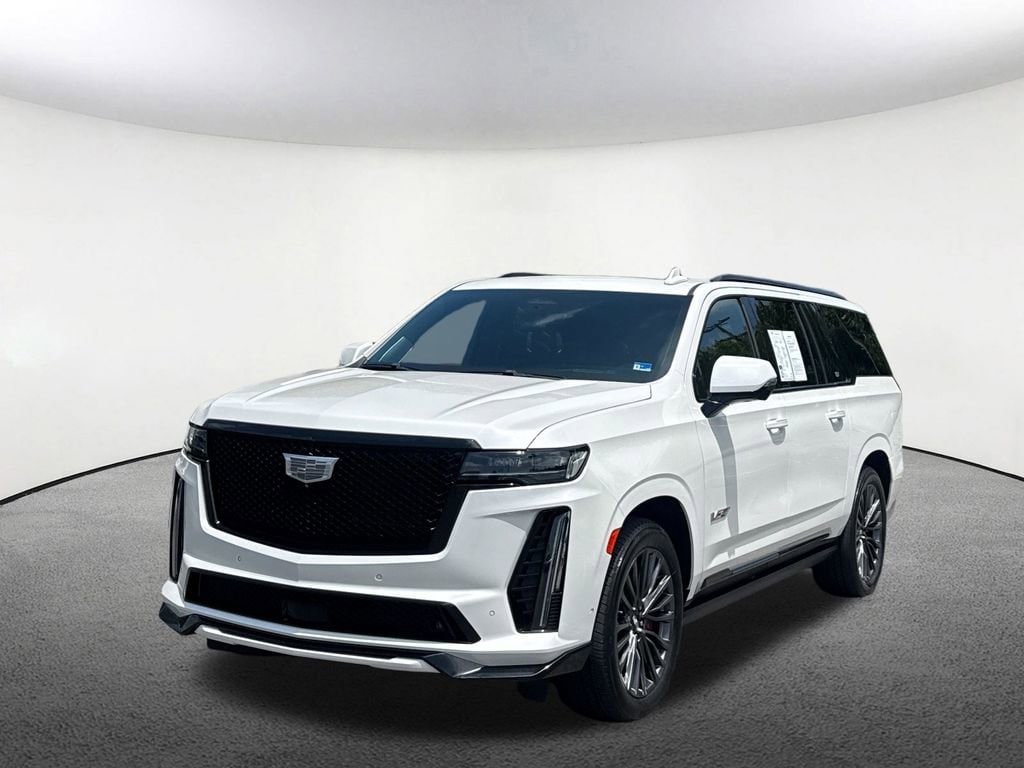 Crystal White Tricoat 2023 Cadillac Escalade-V ESV 4WD SUV / Crossover All-Wheel Drive Automatic