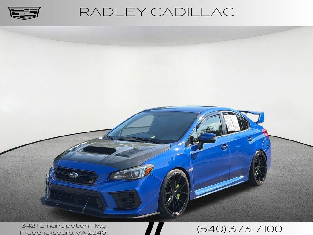 Wr Blue Pearl 2020 Subaru WRX STI Sedan All-Wheel Drive Manual