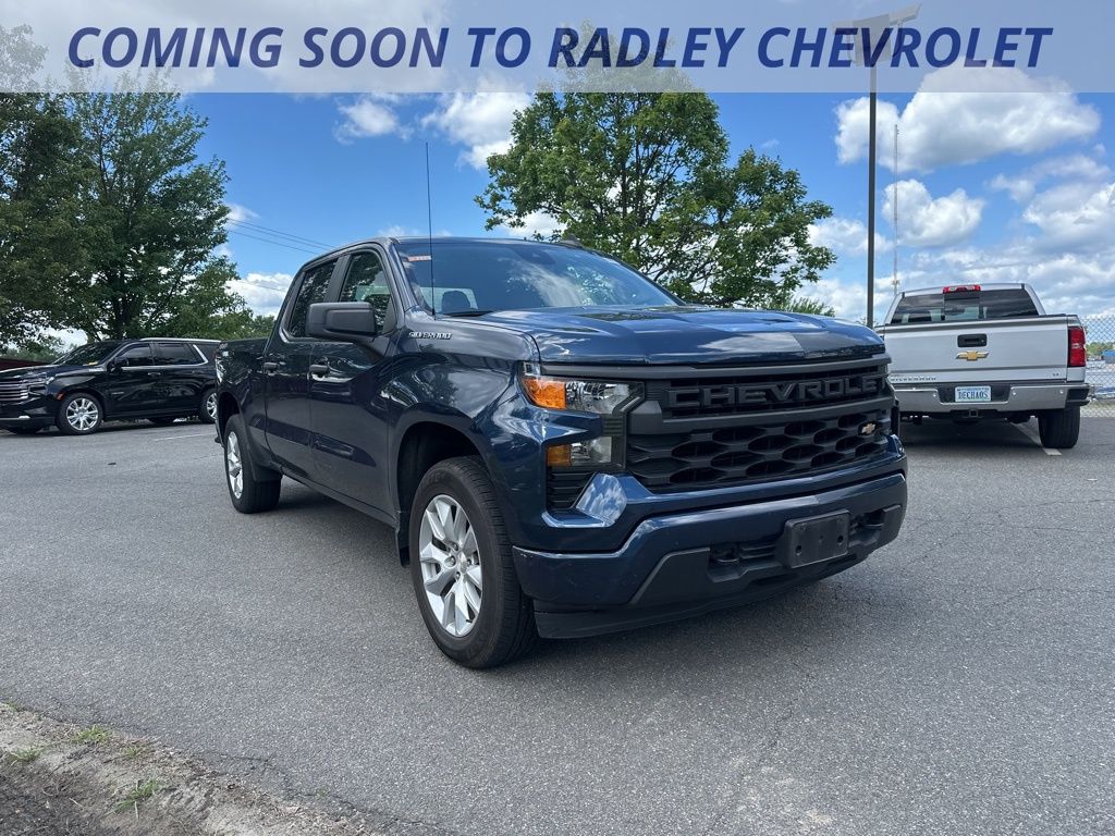 Certified 2022 Chevrolet Silverado 1500 Custom with VIN 3GCPDBEK8NG615875 for sale in Fredericksburg, VA