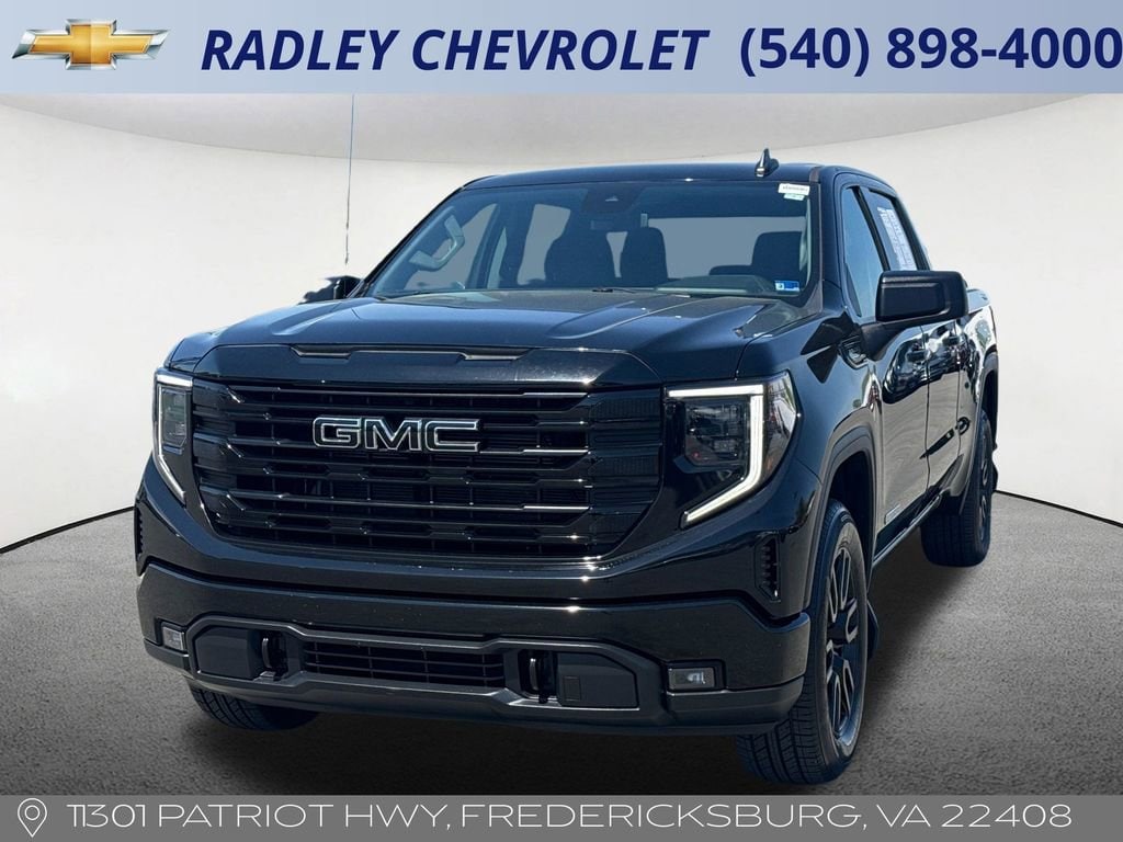 Onyx Black 2022 GMC Sierra 1500 Elevation Crew Cab LB 4WD Pickup Truck Four-Wheel Drive 10-Speed Automatic