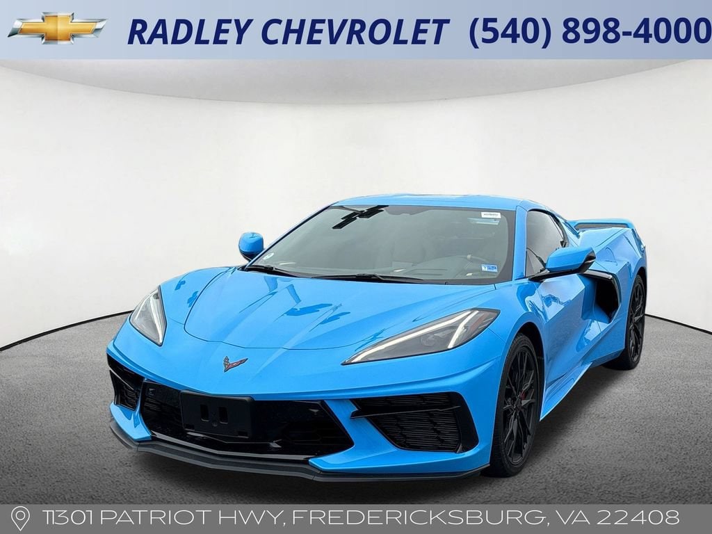 Rapid Blue 2023 Chevrolet Corvette Coupe Rear-Wheel Drive 8-Speed Automatic