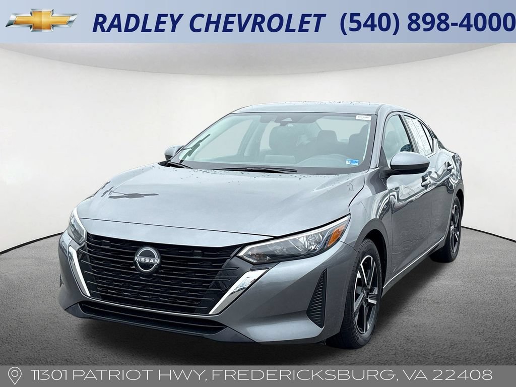 Gray (Gun Metallic) 2024 Nissan Sentra Sedan Front-Wheel Drive Continuously Variable Transmission