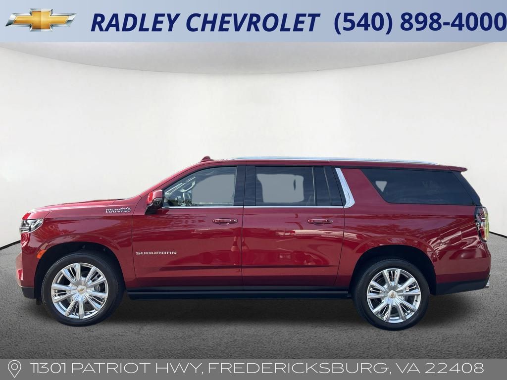 Certified 2022 Chevrolet Suburban High Country with VIN 1GNSKGKLXNR333125 for sale in Fredericksburg, VA