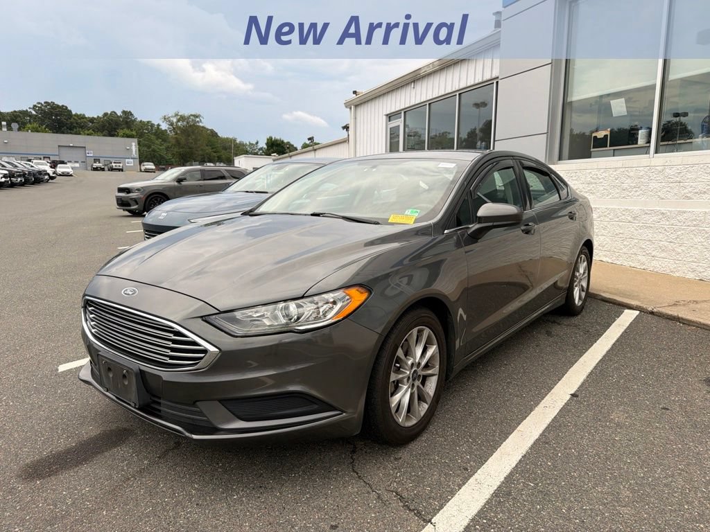 Gray 2017 Ford Fusion Sedan Front-Wheel Drive