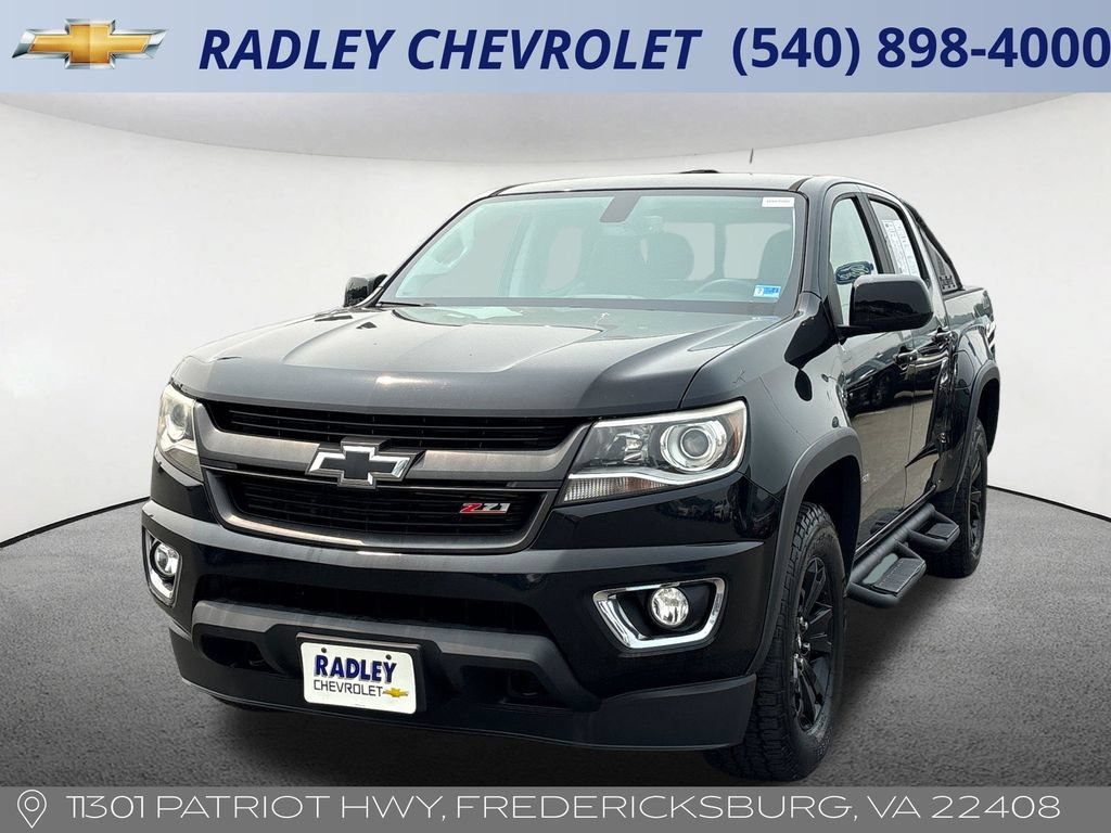 Black 2016 Chevrolet Colorado Pickup Truck Four-Wheel Drive 6-Speed Automatic