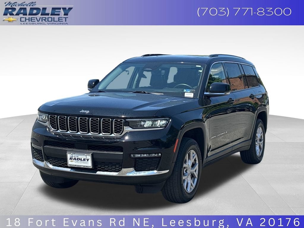 Black 2021 Jeep Grand Cherokee L SUV / Crossover Four-Wheel Drive Automatic