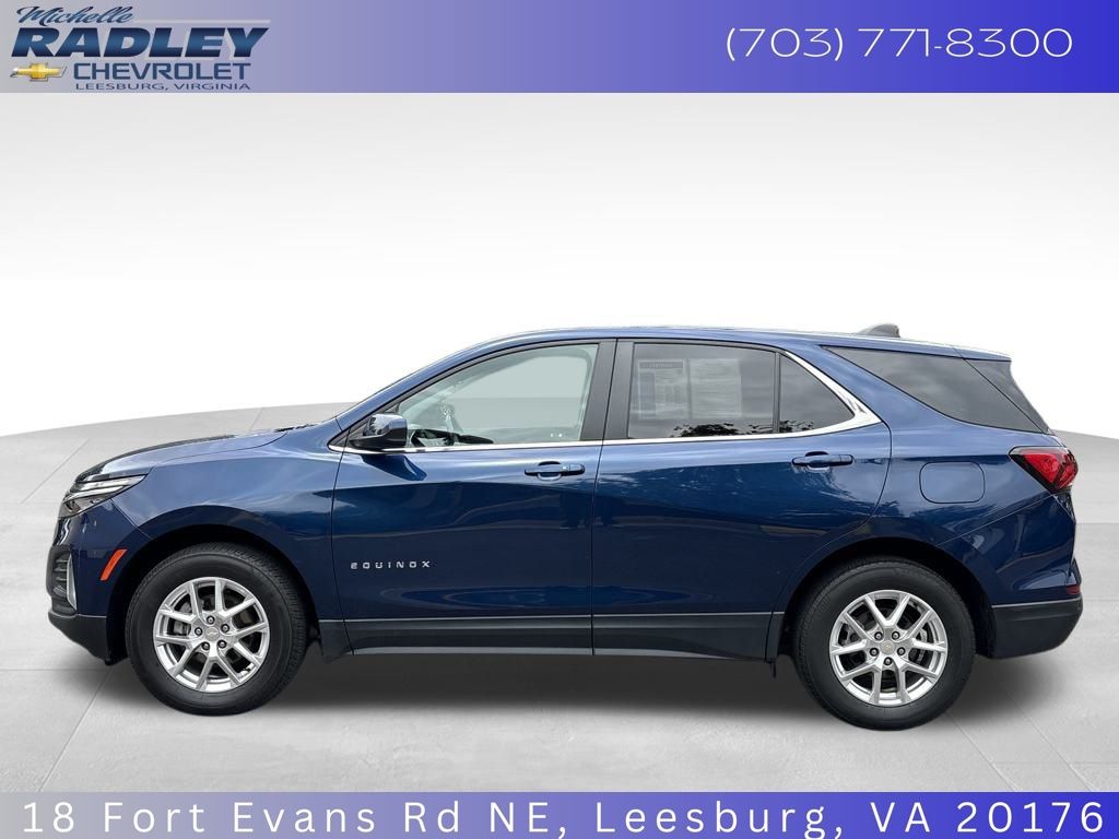 Certified 2022 Chevrolet Equinox LT with VIN 3GNAXUEV1NL156707 for sale in Fredericksburg, VA
