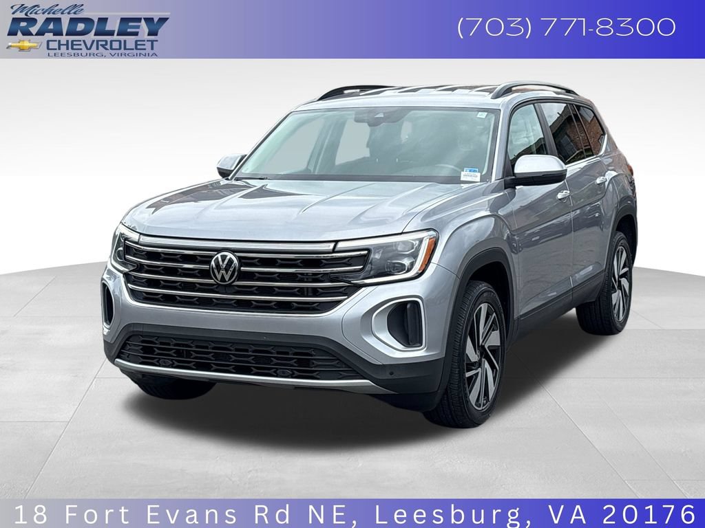 Gray 2025 Volkswagen Atlas SUV / Crossover All-Wheel Drive Automatic