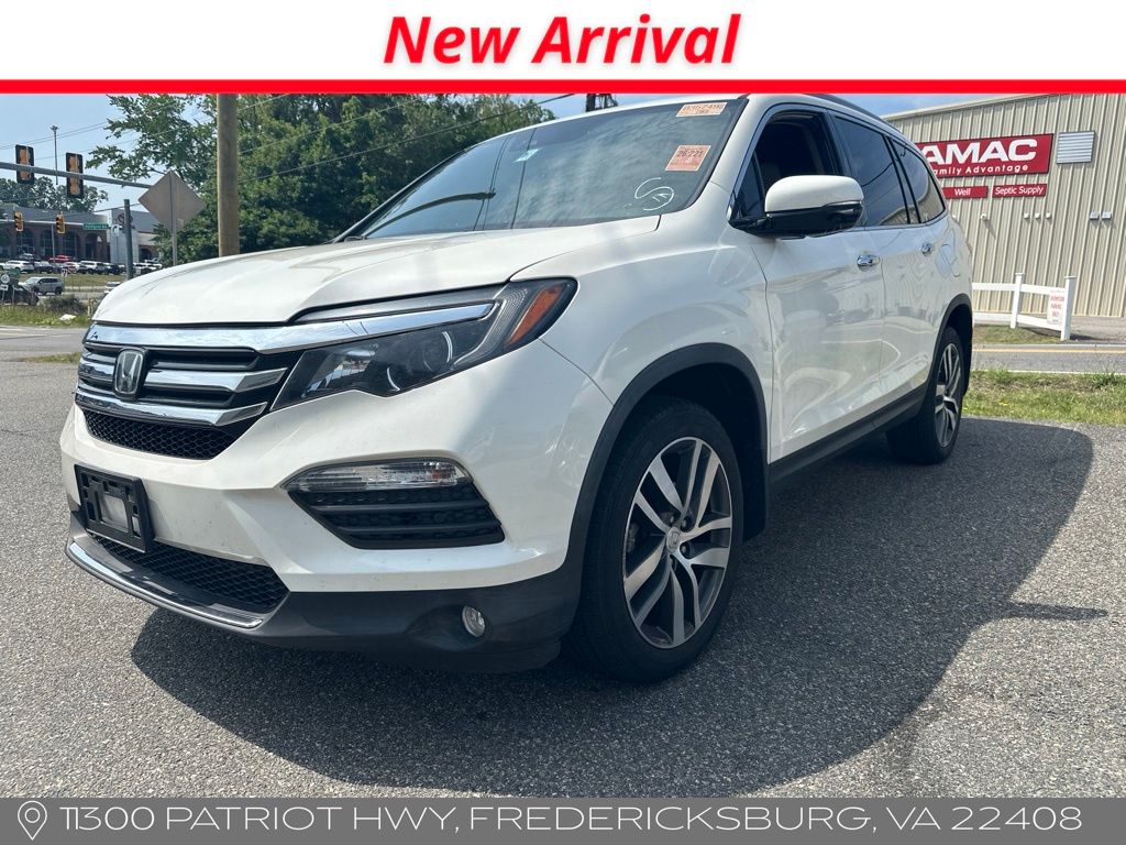 White 2018 Honda Pilot Elite AWD SUV / Crossover All-Wheel Drive 9-Speed Automatic