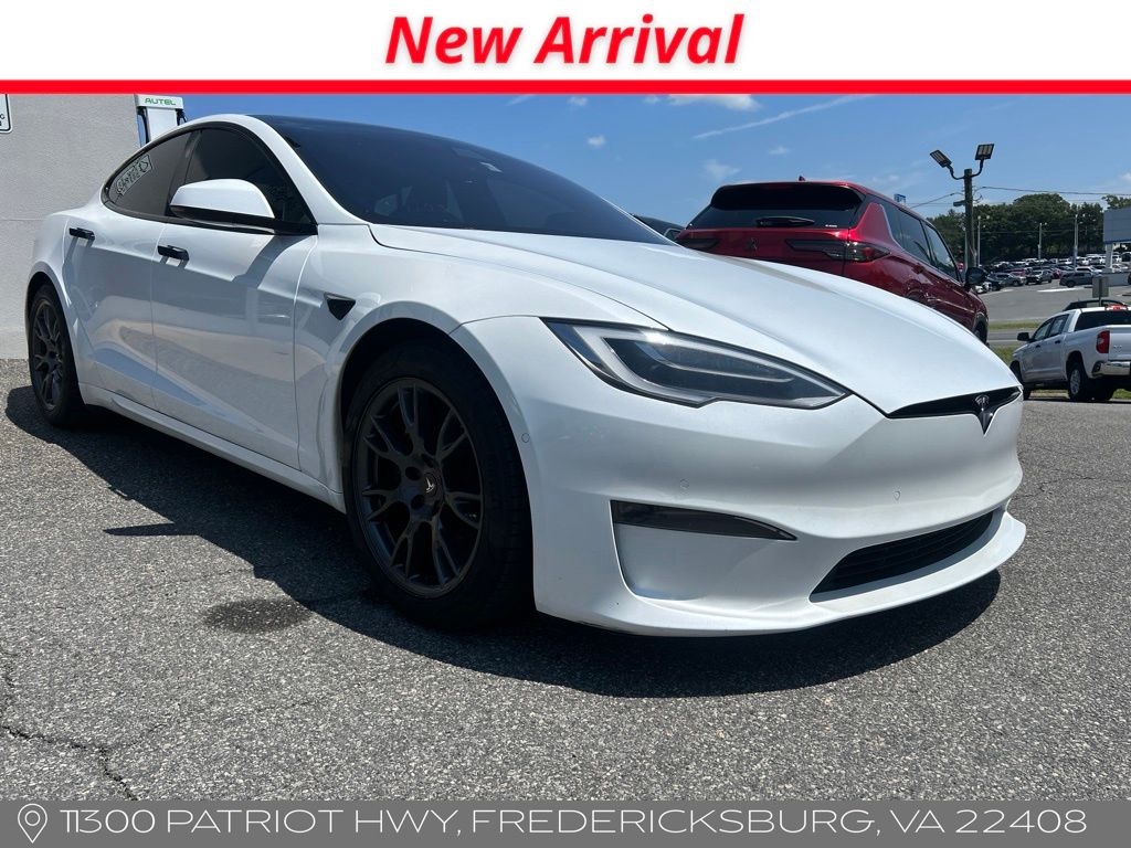 Used 2021 Tesla Model S Long Range Plus with VIN 5YJSA1E53MF440463 for sale in Fredericksburg, VA