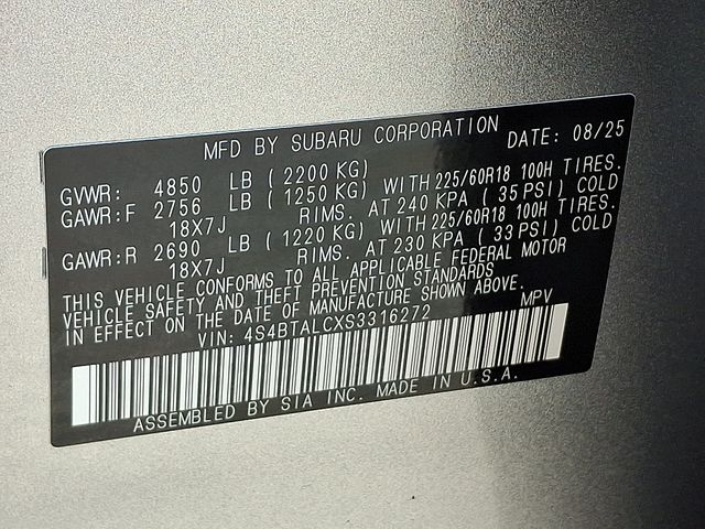 2025 Subaru Outback Onyx Edition - Photo 31