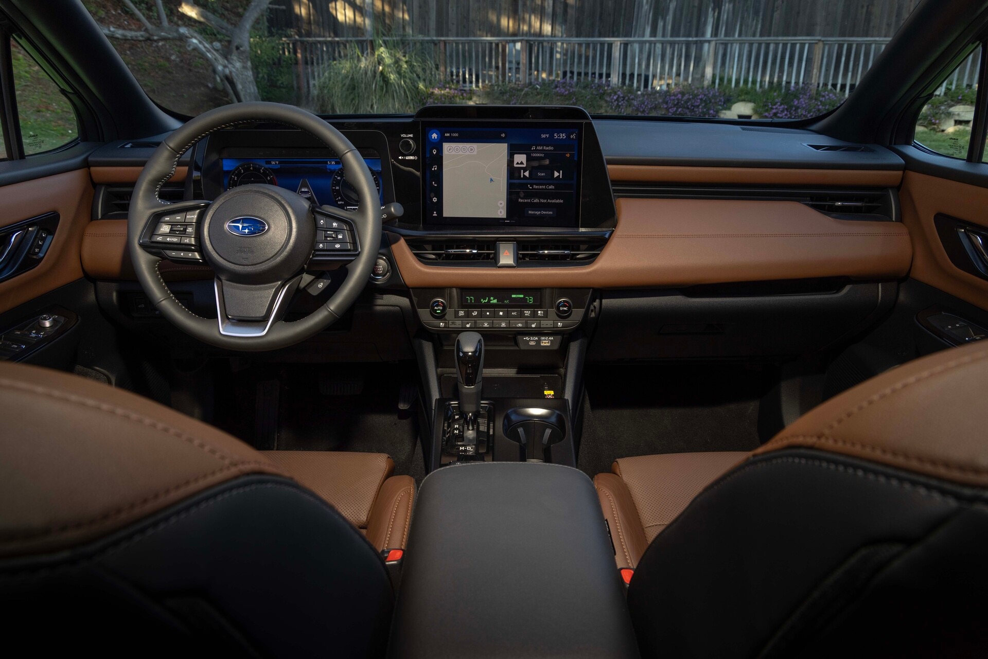 The dashboard of the 2026 Subaru Outback