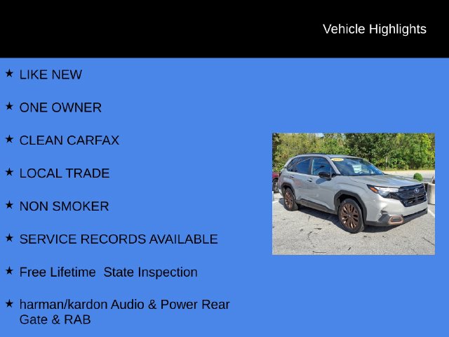 2025 Subaru Forester Sport - Photo 9