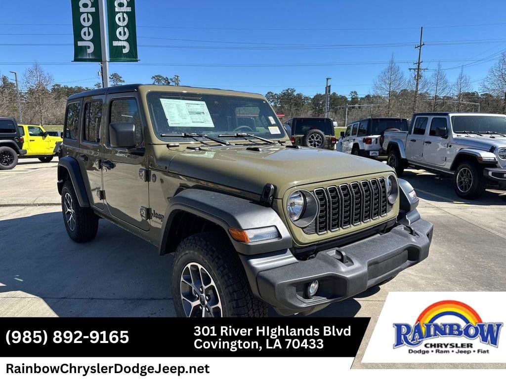 New 2025 Jeep Wrangler 4-DOOR SPORT S Sport Utility