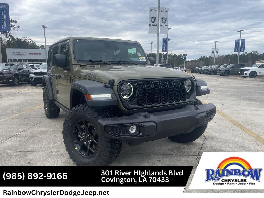 New 2026 Jeep Wrangler 4-DOOR WILLYS Sport Utility